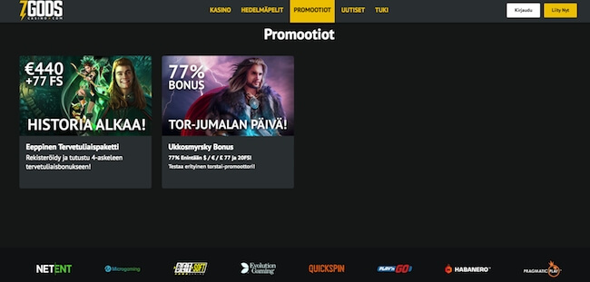 kasinon promot