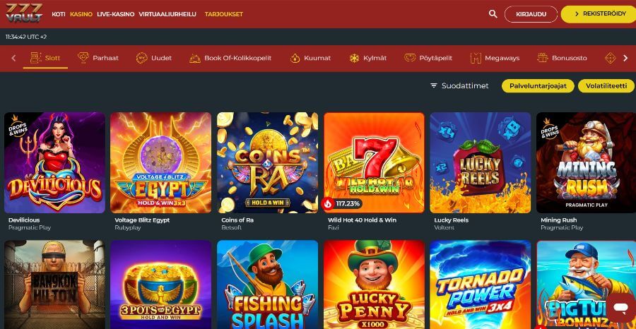 777Vault peliaula suomicasinocom