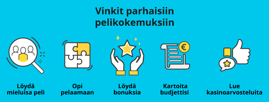 Netticasinot paras pelikokemus