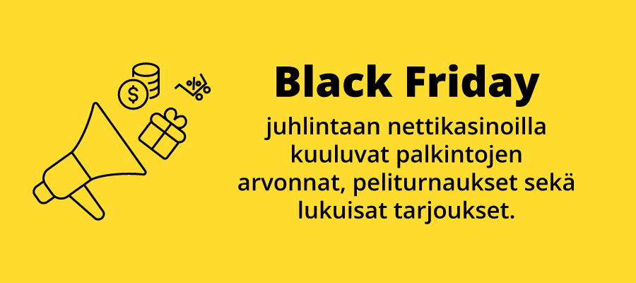 Black Friday turnaukset nettikasinoilla