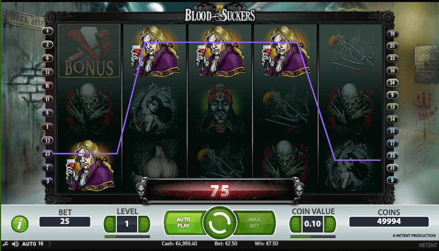 Voitto Blood Suckers pelistä