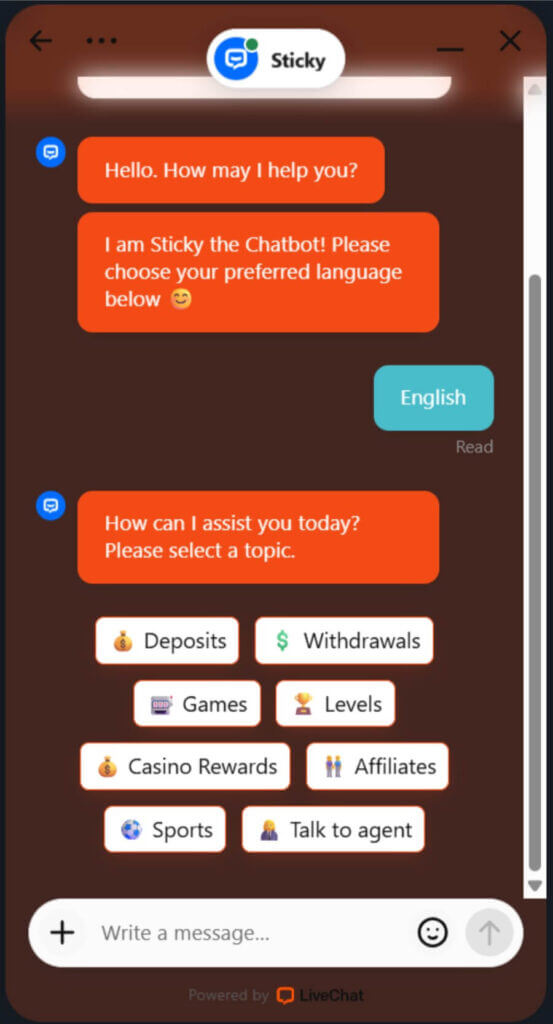 Bombastic asiakaspalvelu SuomiCasinoCom