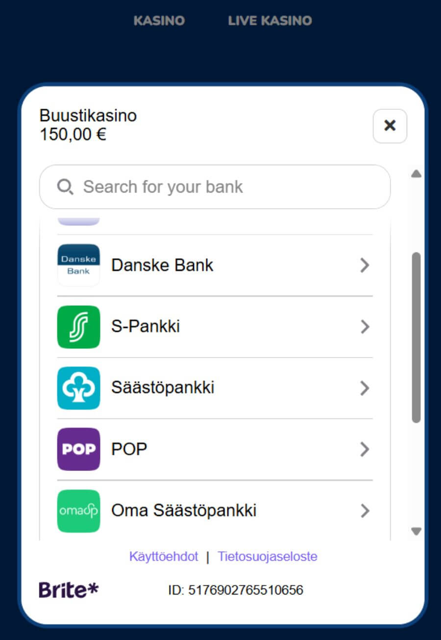 Buusti prosessi SuomiCasinoCom