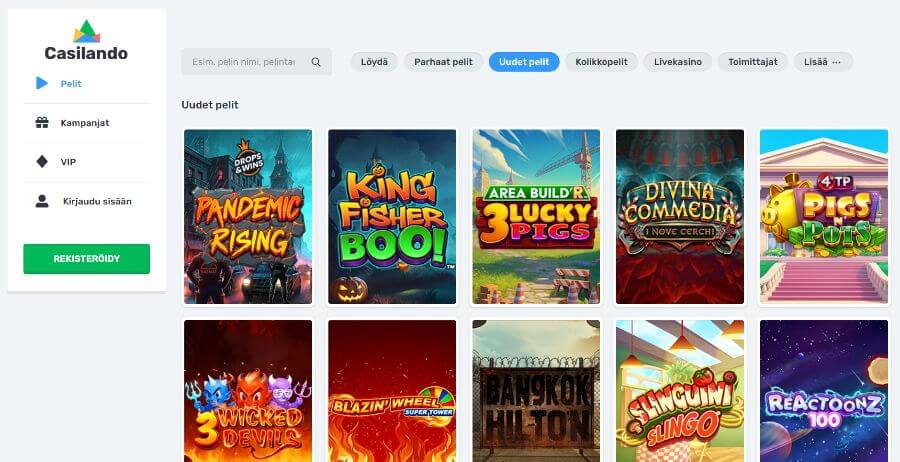 Casilando etusivu SuomiCasinoCom