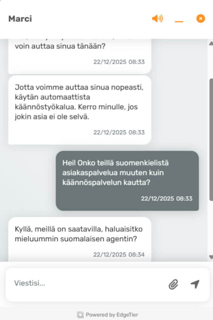 Casimba asiakaspalvelu SuomiCasinoCom