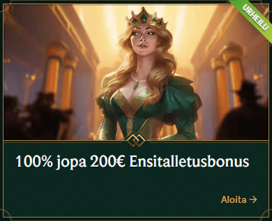 Casinia arvostelu tervetuliaisbonus vedonlyönti 100 % 200 € asti