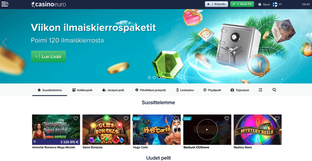 CasinoEuro etusivu