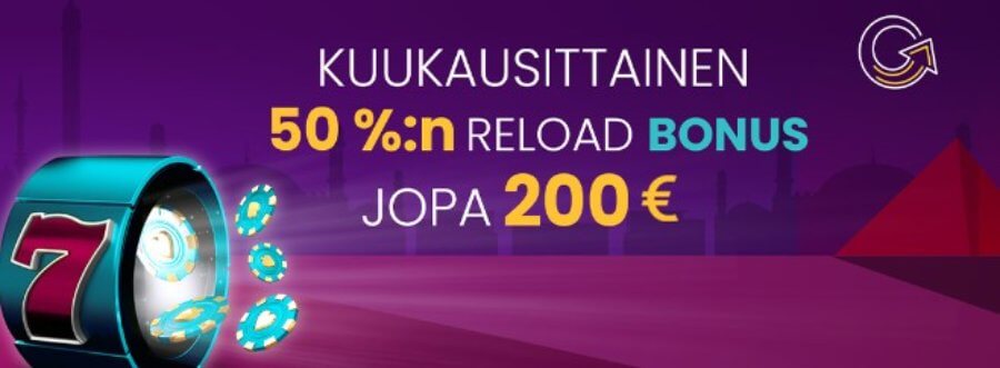 CasinoWinBig reloadbonus