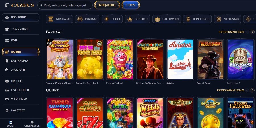 Cazeus peliaula SuomiCasinoCom