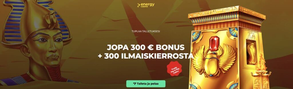 Energy Casino tervetuliaisbonus