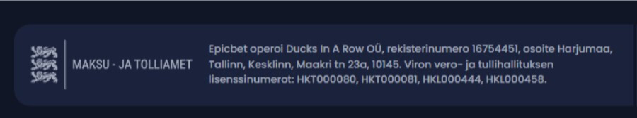 Epicbet lisenssi suomicasinocom