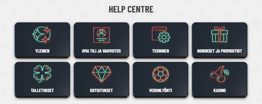 ExtraVegas HelpCentre