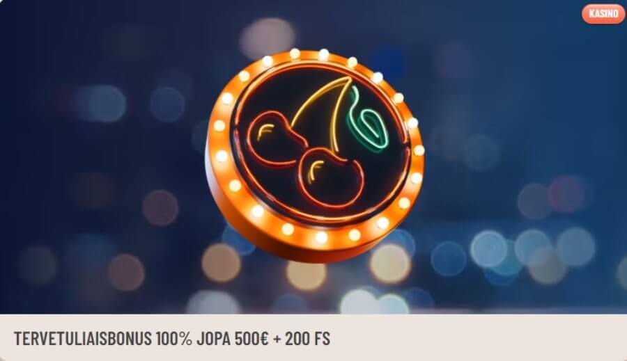 ExtraVegas tarjous tervetuliaisbonus
