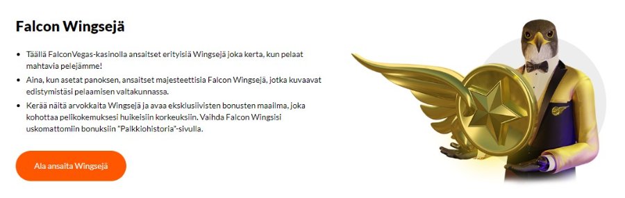 Falcon Vegas Uskollisuusohjelma