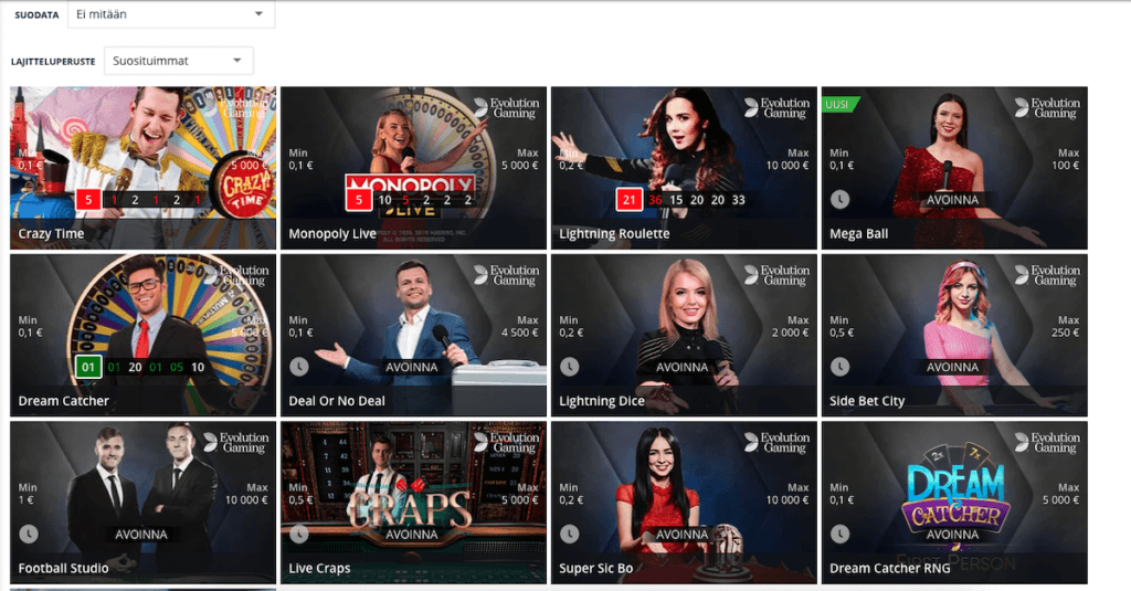 Game Show -pelejä