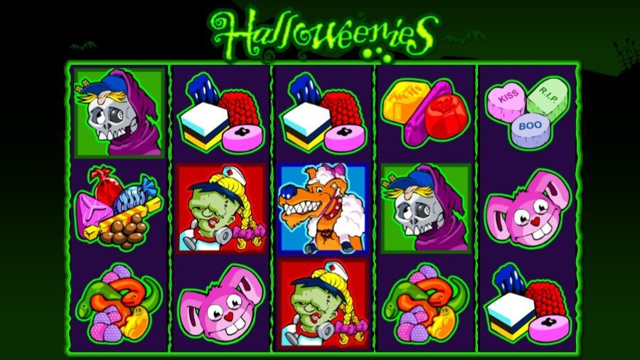 Halloweenies kolikkopeli Halloweenin alla