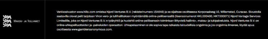 Hillo lisenssi SuomiCasinoCom