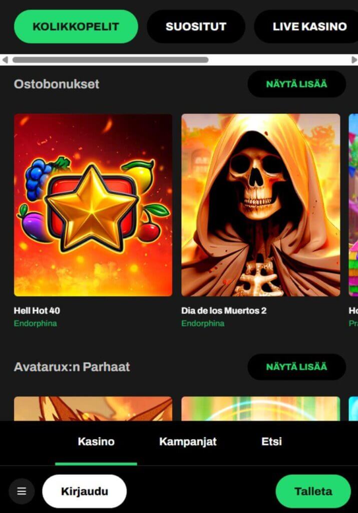 Hillo mobiili SuomiCasinoCom