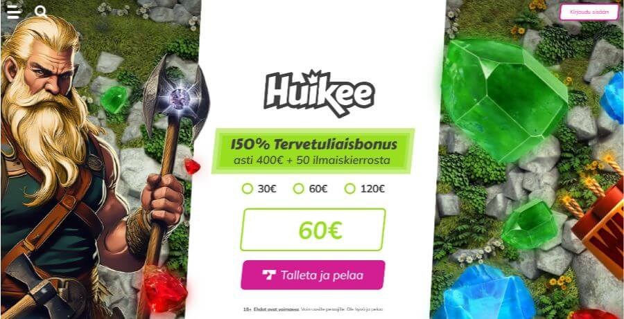 Huikee etusivu SuomiCasinoCom