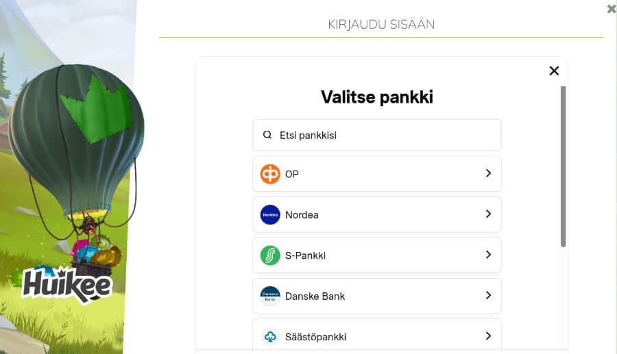 Huikee prosessi SuomiCasinoCom