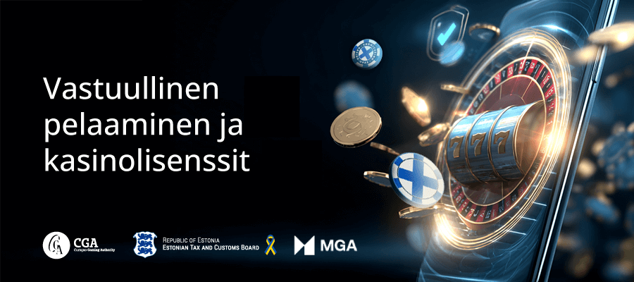 Vastuullinen pelaaminen ja kasinolisenssit. 