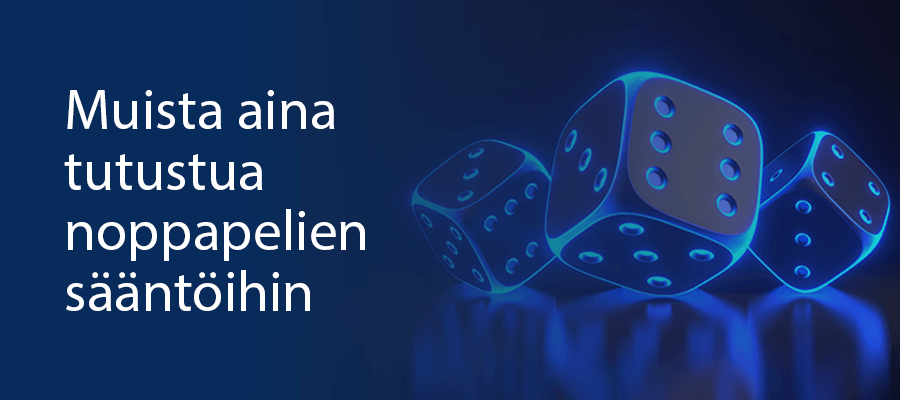 Noppapelien säännöt