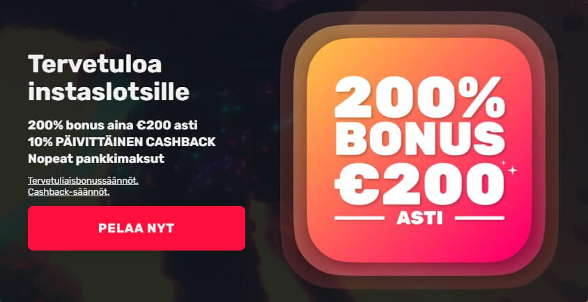 Instaslots bonus