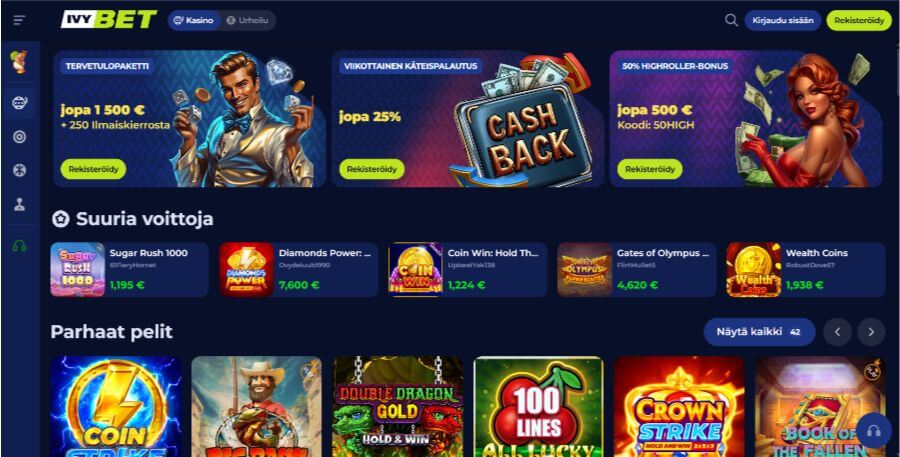 Ivybet etusivu suomicasinocom