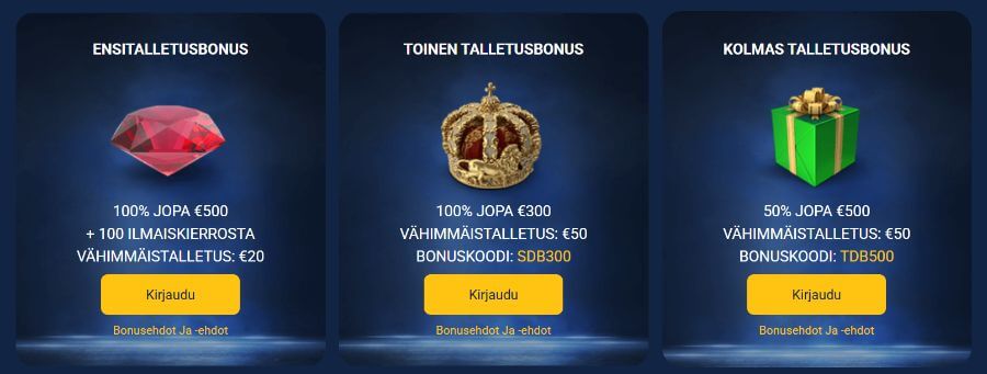Jackpoty ensitalletusbonus SuomiCasinoCom