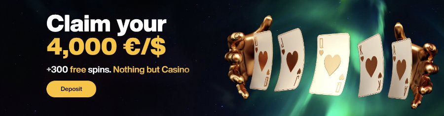 JustCasino tervetuliaispaketti