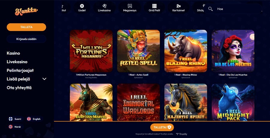 Kunkku etusivu SuomiCasinoCom