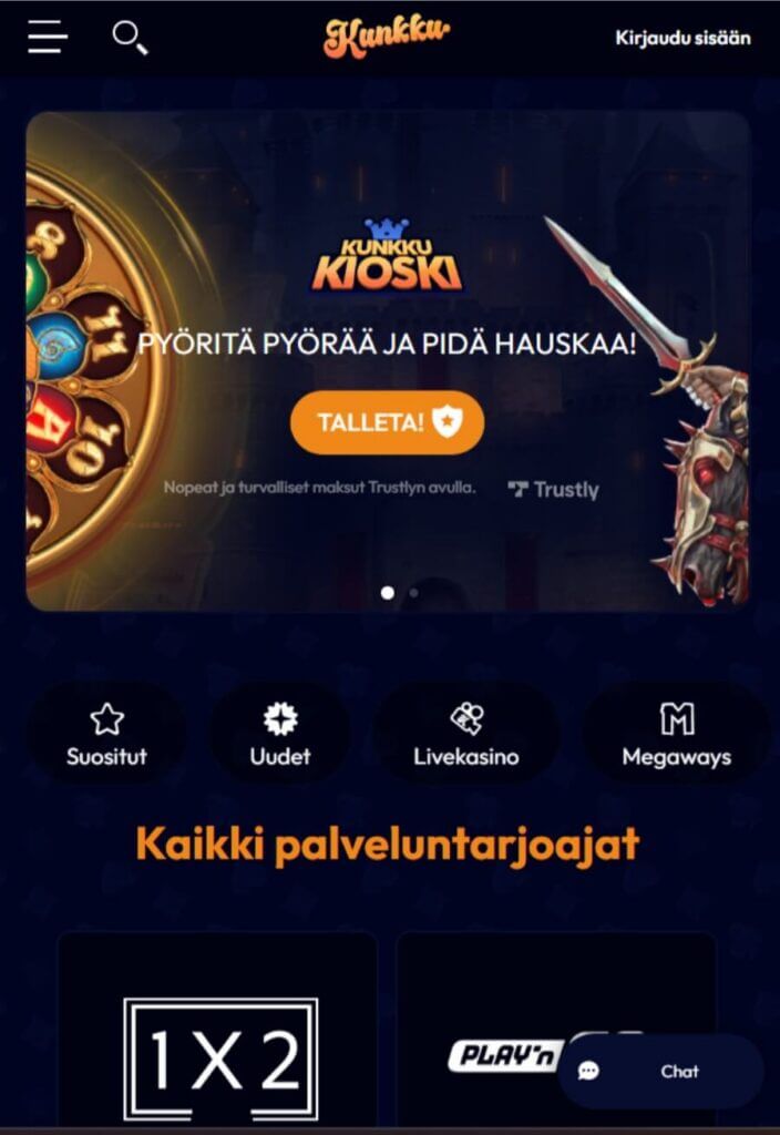 Kunkku mobiili SuomiCasinoCom