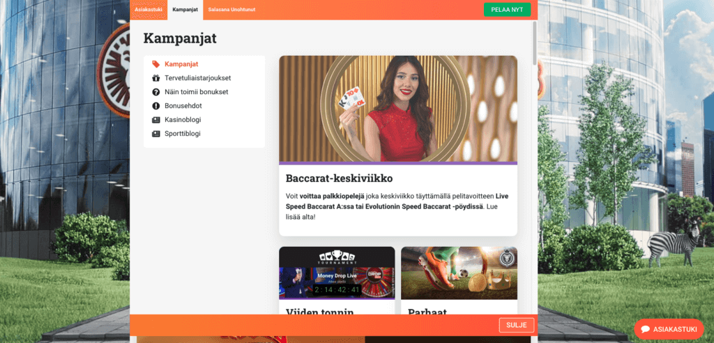LeoVegas kampanjat