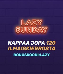 Sunnuntaisin ilmaiskierroksia LetsLucky kasinolta