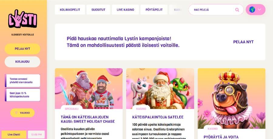 Lysti etusivu SuomiCasinoCom