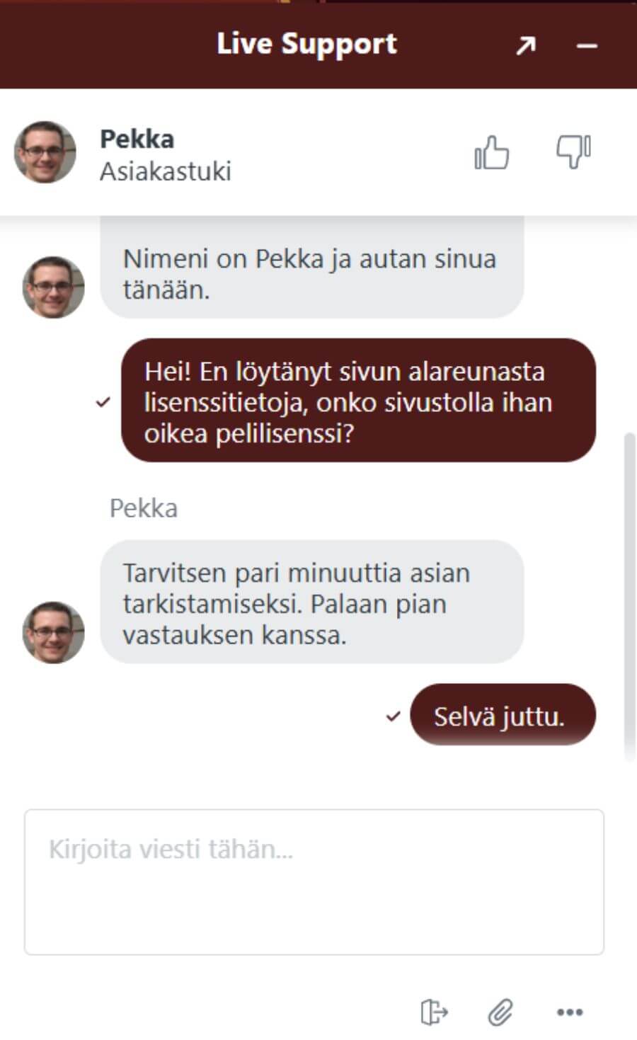 Magius asiakaspalvelu SuomiCasino.com