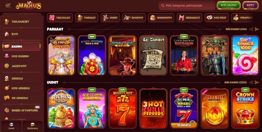 Magius peliaula SuomiCasino.com