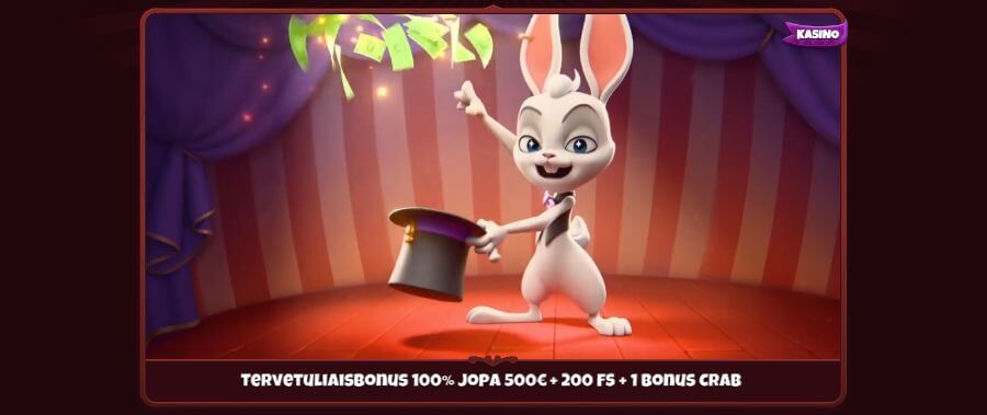 Magius tervetuliaisbonus SuomiCasino.com