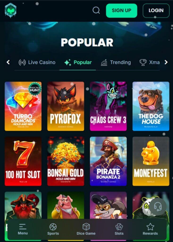 Mega Dice mobiili SuomiCasinoCom