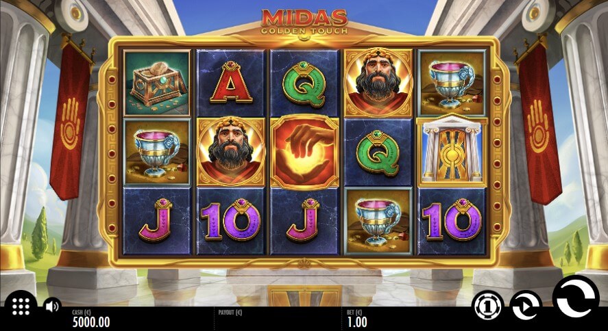 Midas Golden Touch kolikkopeli