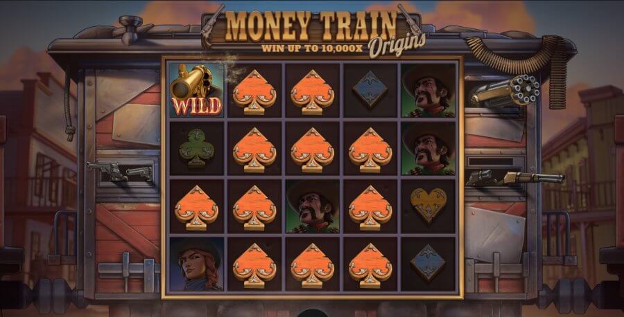 Money Train Origins Dream Drop pelinäkymä