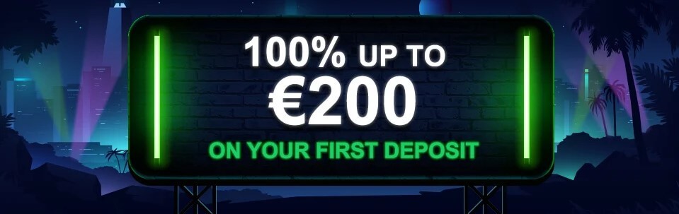 Mr Vegas tervetuliaisbonus 100 % bonus jopa 200 € asti