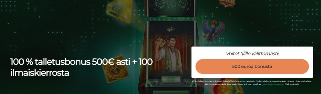 Mr Green tervetuliaisbonus
