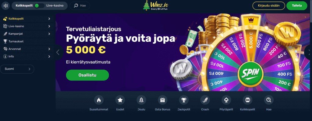 Winz bonuspyörä