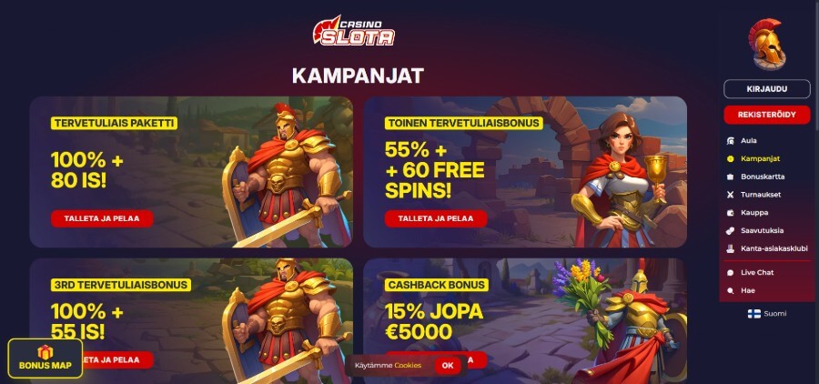 Slota kokemuksia