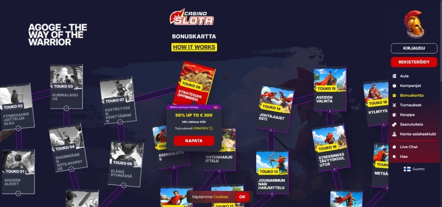 Slota bonuskartta
