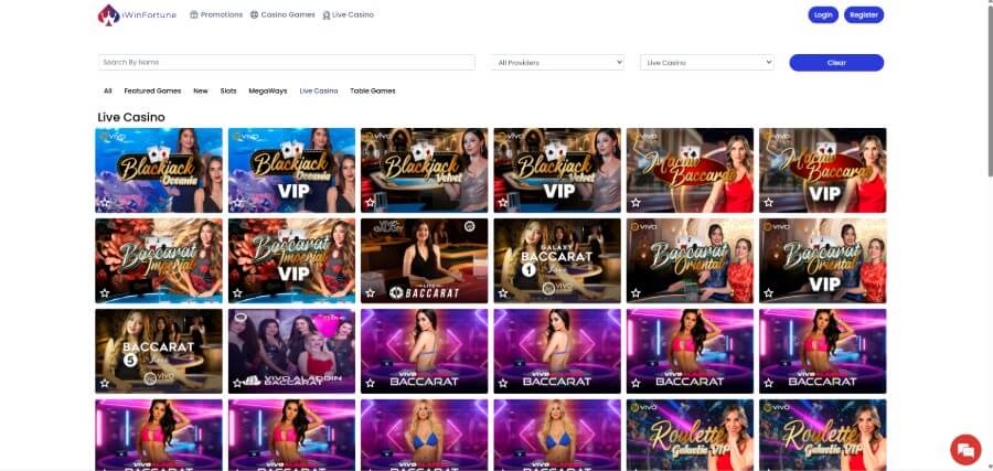 iWinFortune livekasino