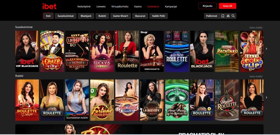 iBet livekasino
