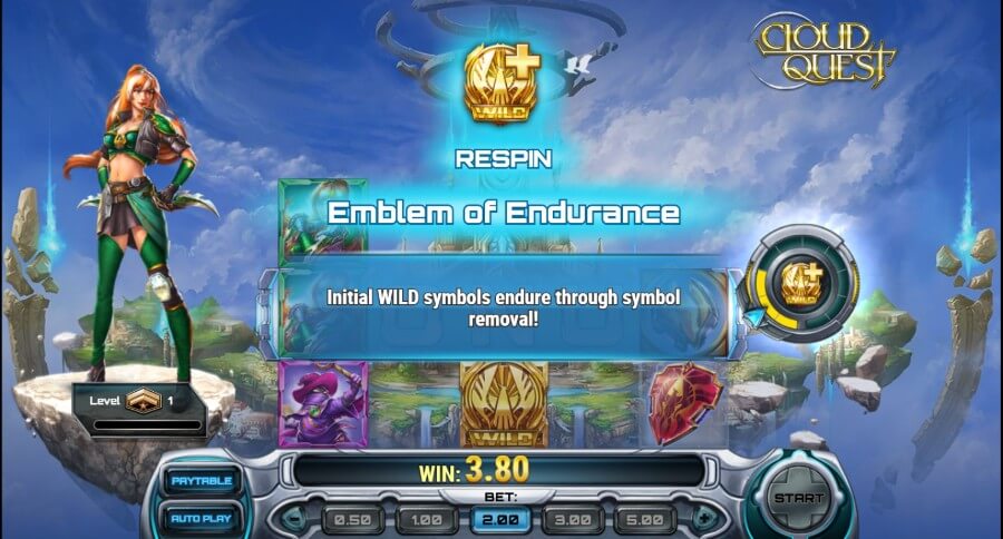 Cloud Quest erikoistoiminnot