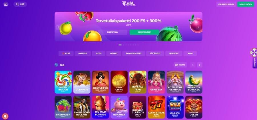 WildTornado homepage